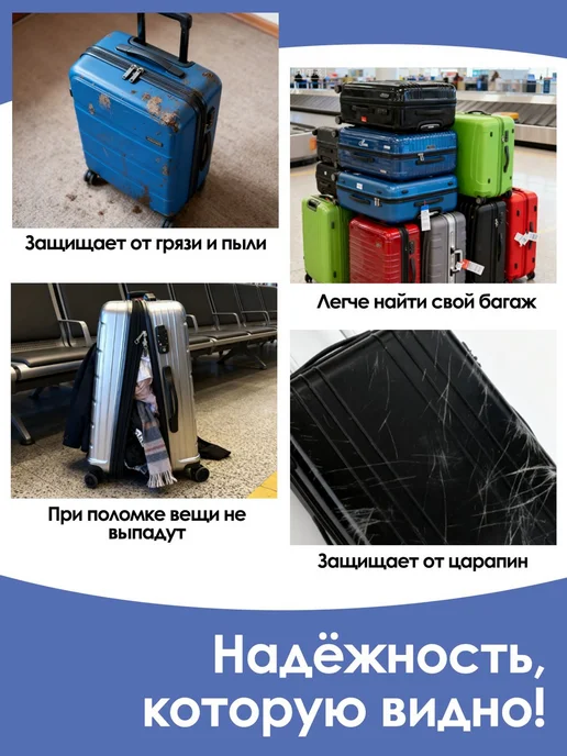 Чехол для чемодана, вариант, фото 6