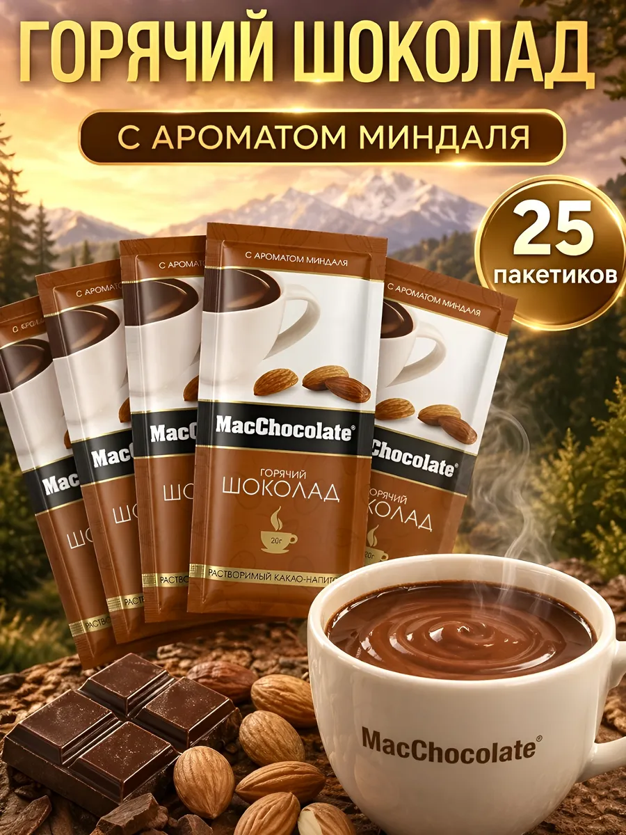 Горячий шоколад в пакетиках