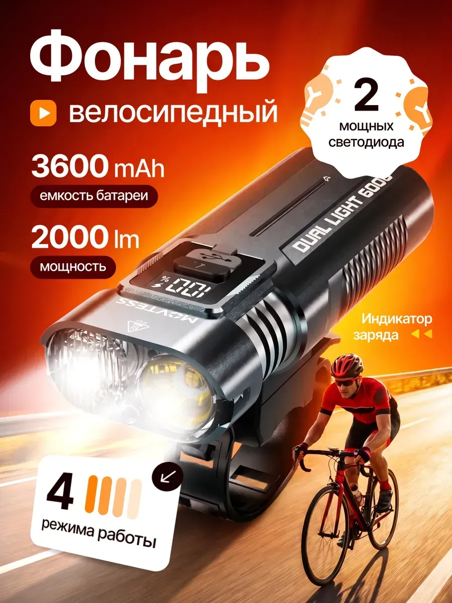 Фонарь на велосипед