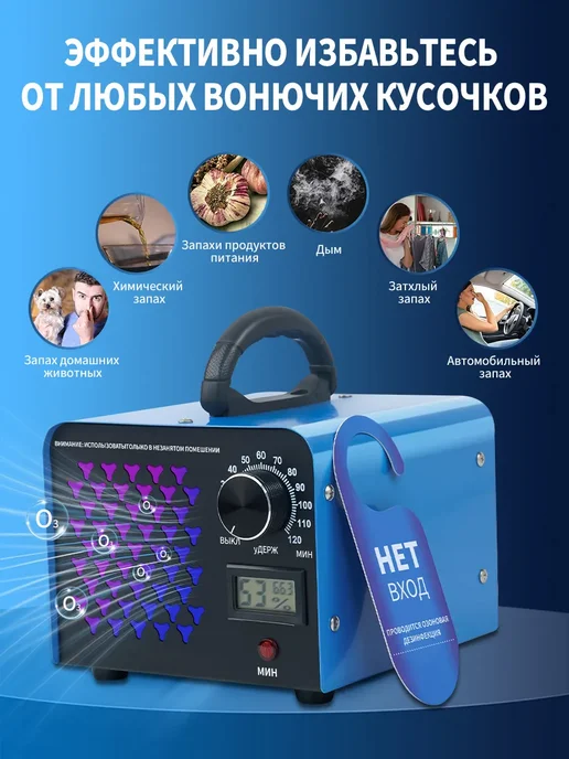 GrnSprX Озонатор воздуха для дома, дезинфекции,избавления от запахов, вариант, фото 2
