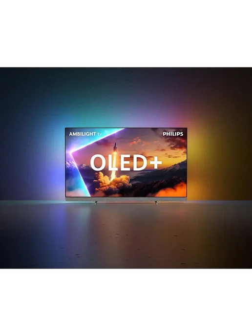 PHILIPS Телевизор 65OLED910, OLED, 4K UHD, Google TV, Ambilight, черный, фото 4
