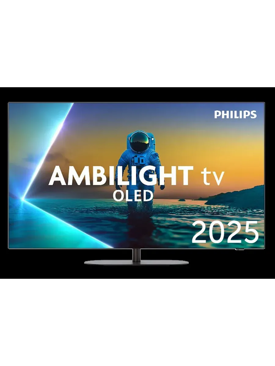 PHILIPS Телевизор 55OLED820, OLED EX, 4K UHD, Google TV, Ambilight