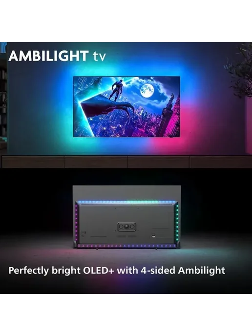 Телевизор 65" Philips 65OLED950, OLED, 4K UHD, Google TV, Ambilight, черный, фото 9