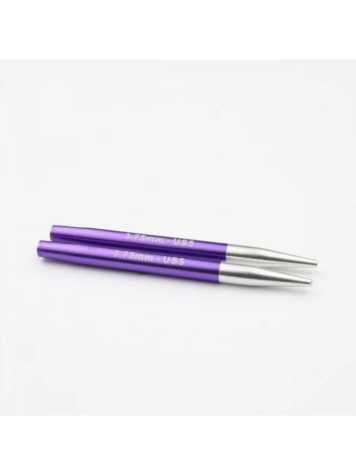 KnitPro Спицы съемные мини Zing 3,75мм 5см, алюминий, аметистовый, 2, вариант