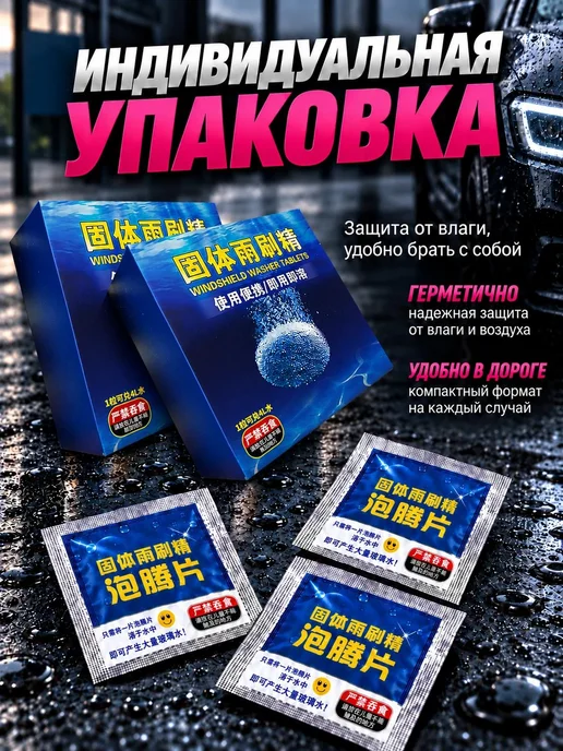 Таблетки для стеклоомывателя автомобиля, вариант, фото 8