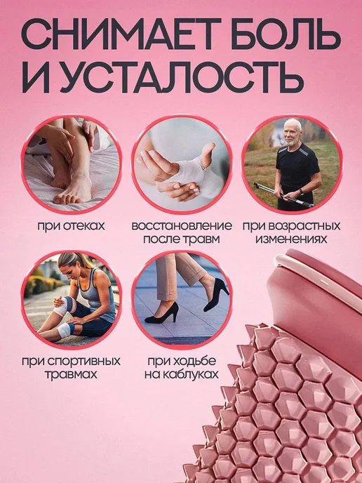 Фитнес-ролик для массажа мышц, миофасциальный релиз, с и для, вариант, фото 3
