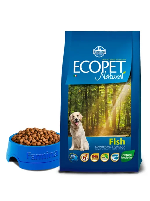 Сухой корм Farmina Ecopet Natural для собак, рыба, 12 кг, фото 2