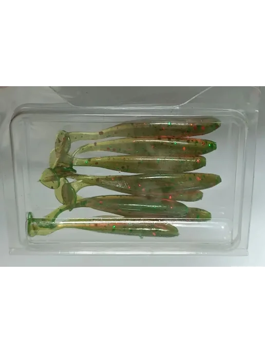 fishinglure31 Приманка силиконовая "Изик" 2.2in, зеленый, фото 3
