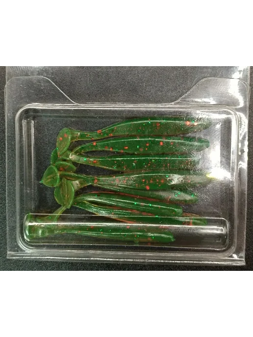 fishinglure31 Приманка силиконовая "Изик" 2.2in, зеленый, фото 4