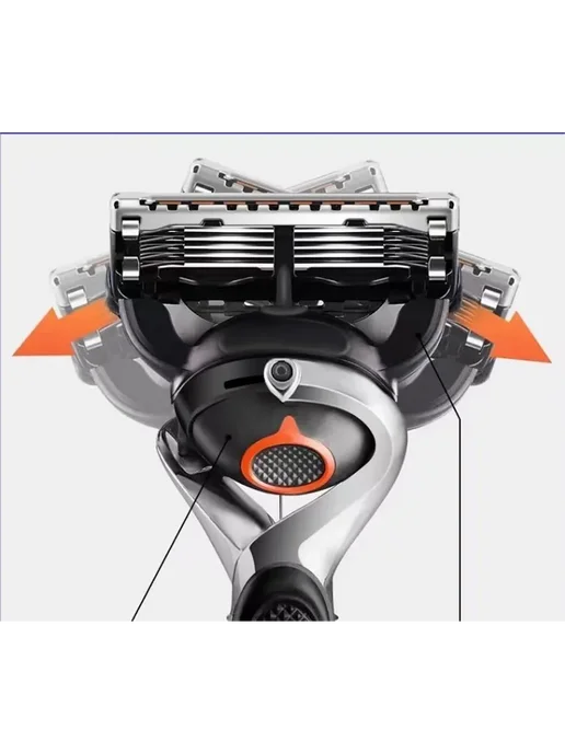 Сменные кассеты для бритья с 5 лезвиями совместим с Fusion5, 4 шт, 8 шт, фото 2