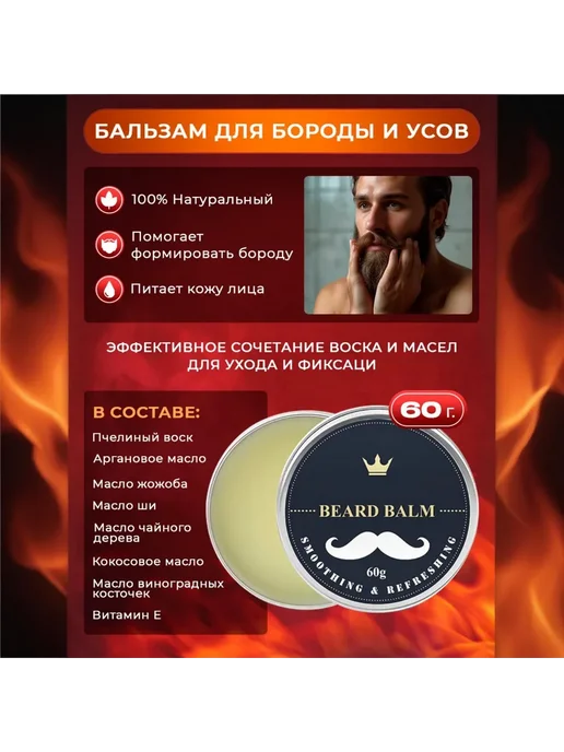 Подарочный набор для ухода за бородой 13 в 1, синий, фото 2