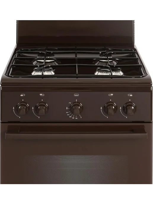 GEFEST Газовая плита с духовкой для кухни 5100 0118 50 см, коричневый, фото 2