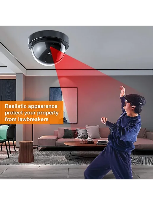 Муляж камеры видеонаблюдения с LED, 4 шт, 4 шт, фото 2