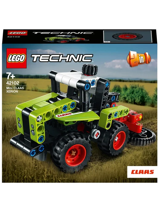 LEGO Конструктор Technic 42102 Mini Claas Xerion, 130 дет, вариант, фото 2