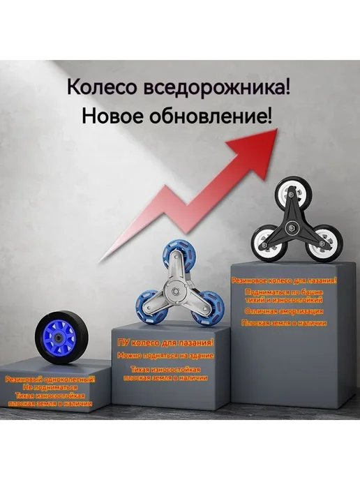 Складная тележка для лестниц, 150 кг, 150 кг, фото 4
