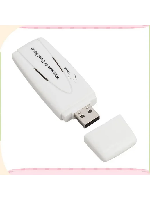 Двухдиапазонный Wi-Fi USB адаптер 300 Мбит с для ТВ и ПК, вариант, фото 5