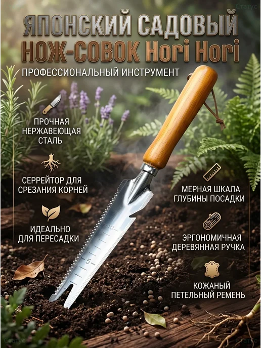 Универсальная лопата для сорняков, серый