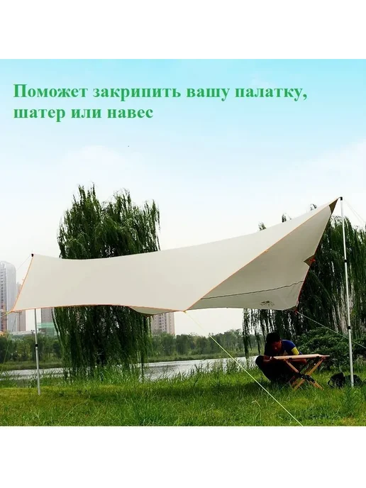 Телескопические стойки для тента и палатки, 2 шт, 230 см, 2 шт, фото 5