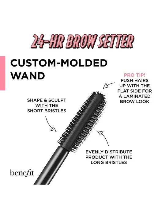 Прозрачный гель для бровей Benefit 24-HR Brow Setter, прозрачный, фото 2