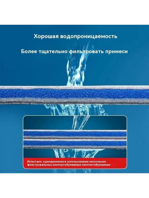 Биогубка для аквариума 8D 40x30x2см 3шт, 40x30x2 см, 3 шт, фото 3