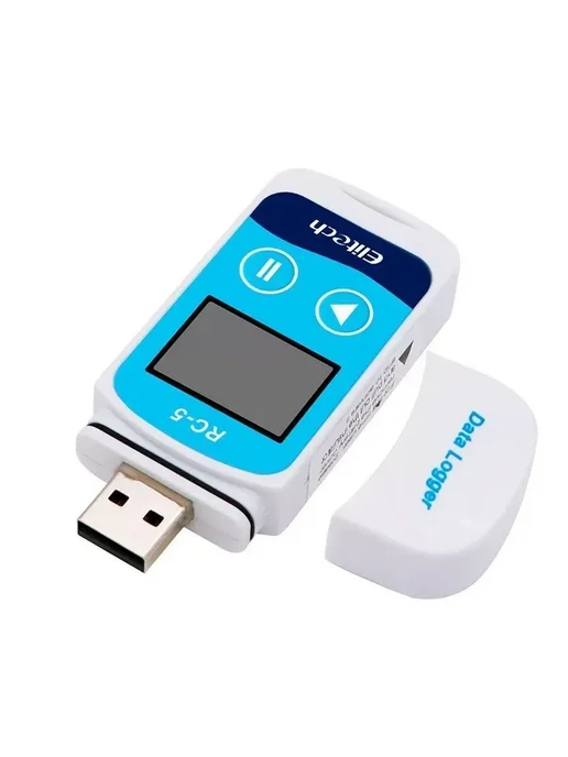 USB-регистратор данных температуры Elitech RC-5 Белый, синий, фото 3