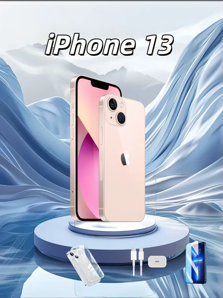 Смартфон iPhone 13 128 ГБ, розовый Восстановленный