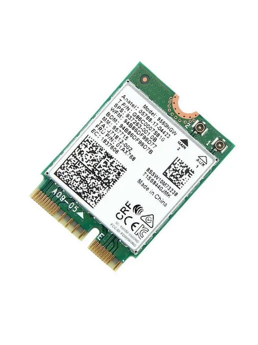 Двухдиапазонный Wi-Fi адаптер Intel 9560 M.2, белый, фото 3