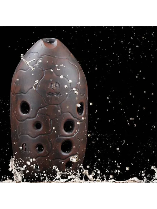Окарина Сюн (Xun), 10 отверстий, тональность G, коричневый, фото 3