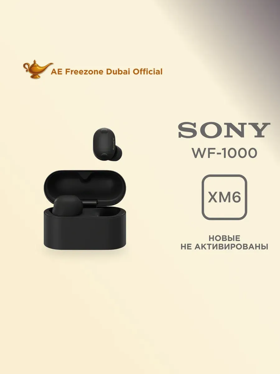 SONY Беспроводные наушники WF-1000XM6 Black