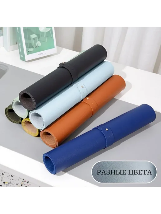 Коврик на стол из экокожи защитный 40х100 см, 80x40 см, фото 6