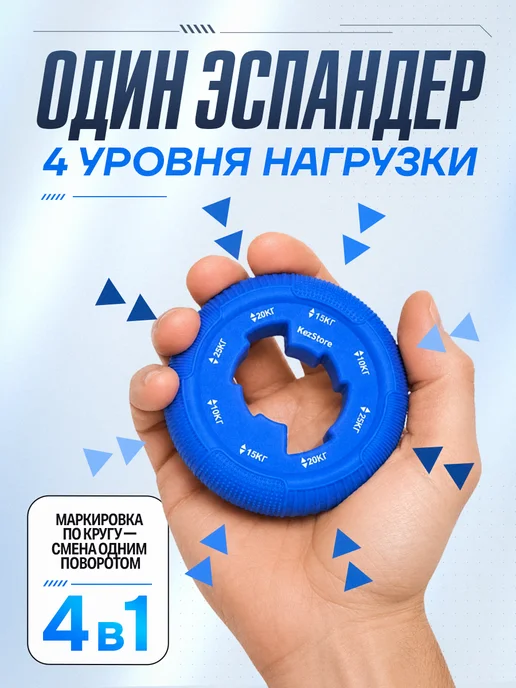 KezStore Эспандер кистевой для рук, синий, фото 2