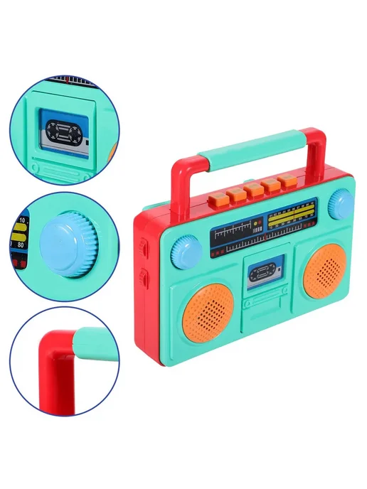 Музыкальная игрушка Радио для малышей, синий, фото 7