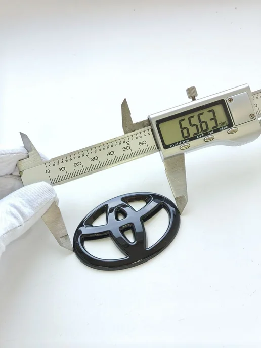 NalAuto Эмблема Toyota 90*61 мм значок шильдик Toyota, 65x47 мм, фото 2