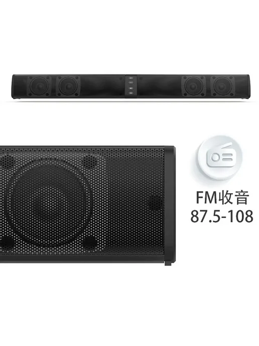 Разборный Bluetooth саундбар 2 в 1 для ТВ, черный, фото 6