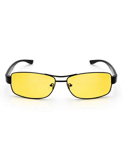SUNPOP Очки солнцезащитные с поляризацией UV400 черные линзы, желтый, фото 2