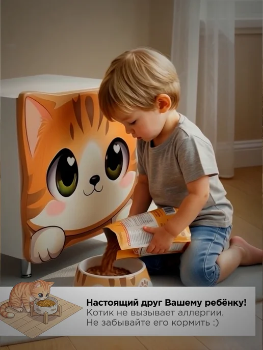 Тумба детская Кот, вариант, фото 6