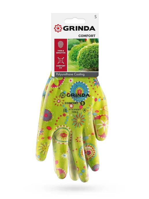 Grinda Садовые перчатки полиуретановые S 11290-S_z01, зеленый, фото 2