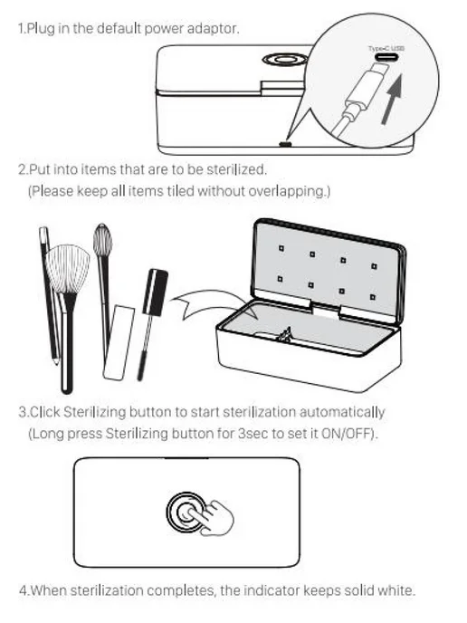 SUNUV УФ-стерилизатор. MULTIUSE DISINFECTION BOX S2, белый, фото 3