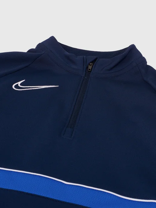 Nike Джемпер тренировочный 'Academy 21 Drill Top' (детский), синий, фото 5