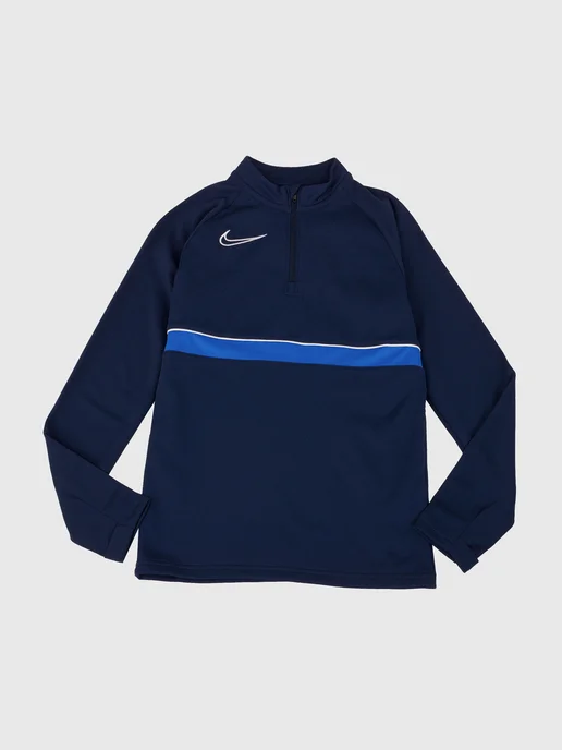 Nike Джемпер тренировочный 'Academy 21 Drill Top' (детский), синий, фото 8
