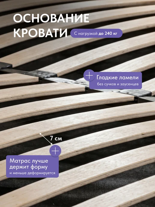 Диван24 Кровать двуспальная 160x200 на ножках с подъемным механизмом, 160x200, фото 3