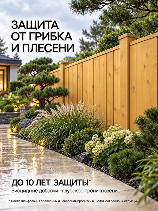 Pollux Пропитка для дерева Голден Бей, желтый, фото 4