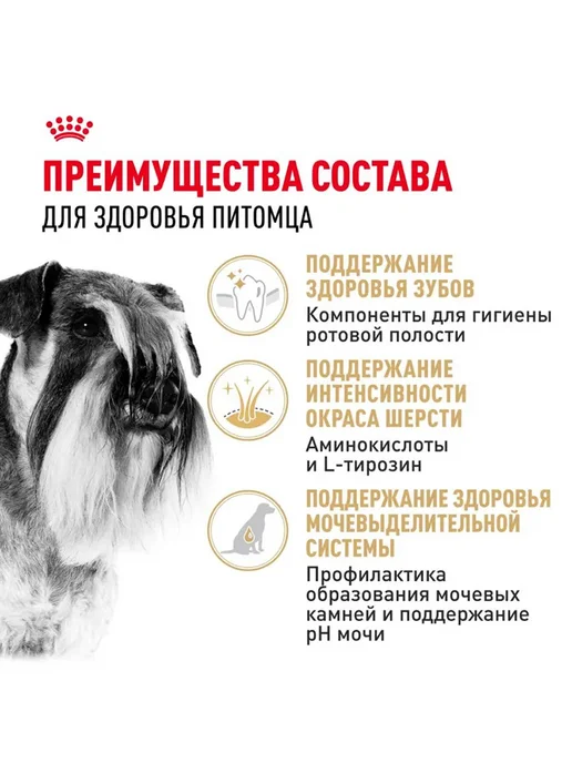 Сухой корм Royal canin Набор Шнауцер для собак, мелкие, 3 кг, фото 3