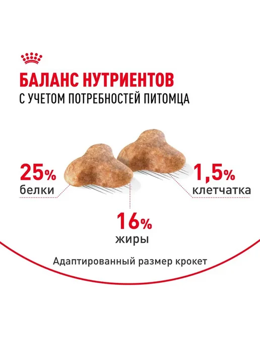 Сухой корм Royal canin Набор Мопс для собак, 1,5 кг, фото 4