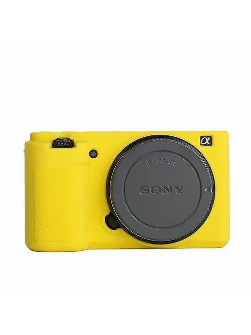 Силиконовый защитный чехол для Sony ZV-E10, синий, фото 5