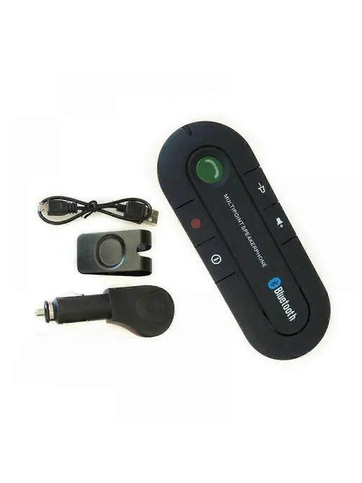 Автомобильная громкая связь Bluetooth Hands Free, черный, фото 2