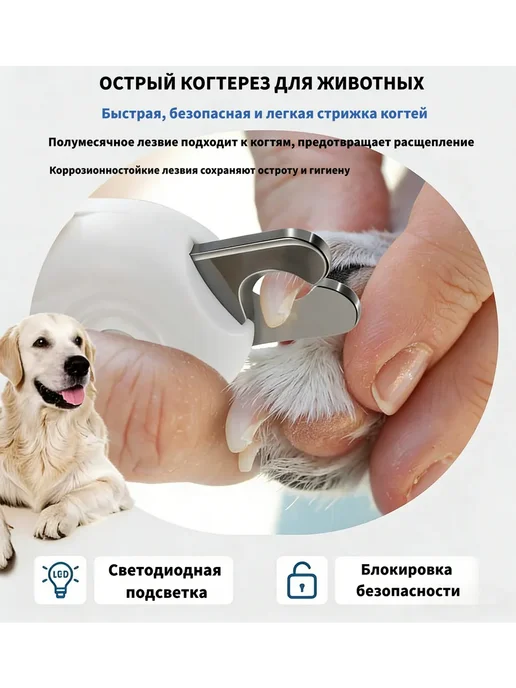 FoxPet Когтерезка для кошек и собак, белый, фото 5
