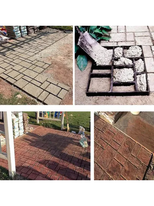 Форма для садовых дорожек 50x50 см плитка бетон, 50x50 см, фото 4