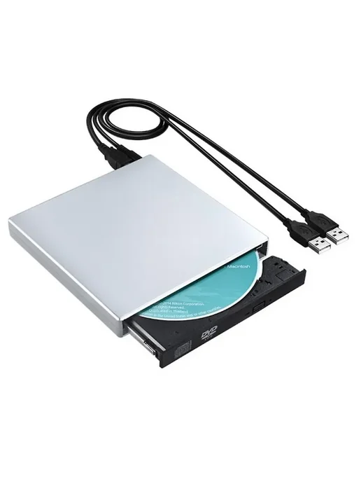 Внешний оптический привод DVD CD-RW USB 2.0 для ПК и ноутбук…, вариант, фото 2