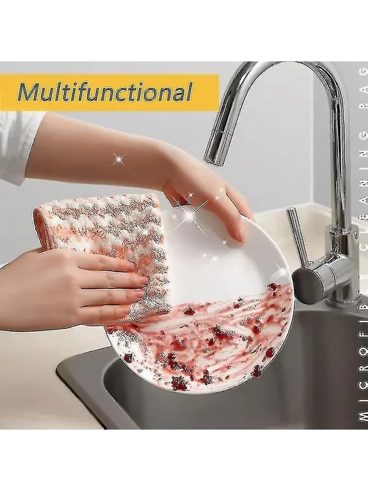 Набор салфеток из микрофибры для кухни и дома 5 шт, 5 шт, фото 2